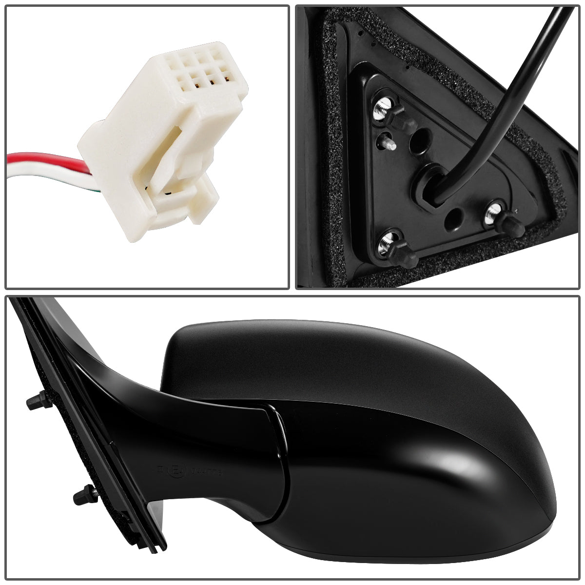 RETROVISOR MIRROR - OEM - 16+ NISSAN MAXIMA - POWERED - FOLDING - TEXTURED - LEFT