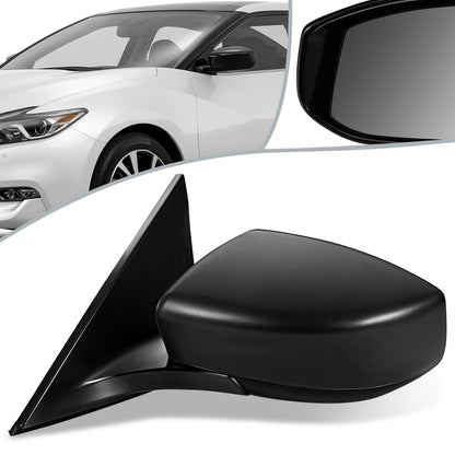 RETROVISOR MIRROR - OEM - 16+ NISSAN MAXIMA - POWERED - FOLDING - TEXTURED - LEFT
