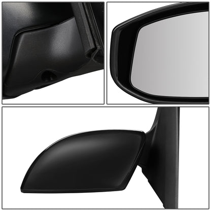 RETROVISOR MIRROR - OEM - 13-15 NISSAN SENTRA - POWERED - HEATED - FOLDING - BLACK MATERIAL - LEFT