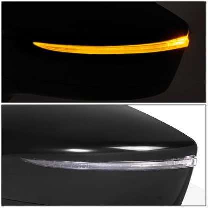 RETROVISOR MIRROR - OE STYLE - NISSAN VERSA 15-19 - WITH POWER WITH SIGNAL - DRIVER SIDE - PAINT TO MATCH - BLACK