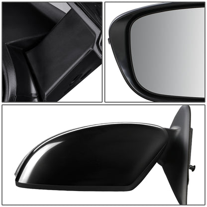 RETROVISOR MIRROR - OEM - 11-12 NISSAN JUKE - POWERED - W/ SIGNAL LIGHT - FOLDING - BLACK MATERIAL - LEFT