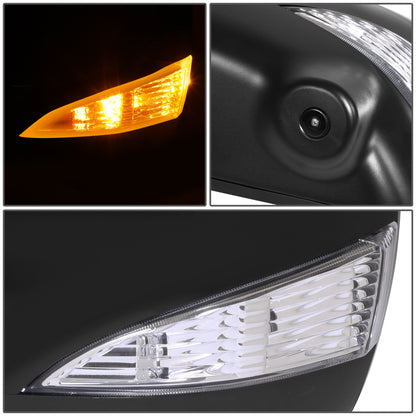 RETROVISOR MIRROR - OE STYLE - NISSAN QUEST 11-14 - WITH POWER WITH HEATED WITH BLIND SPOT WITH CAMERA WITH MEMORY - DRIVER SIDE - PAINT TO MATCH - BLACK