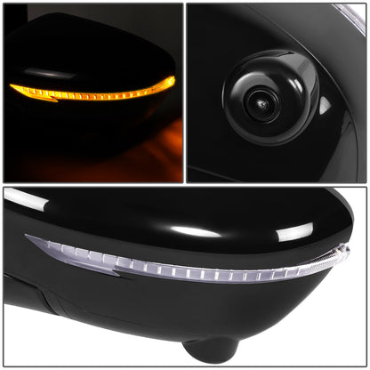 RETROVISOR MIRROR - OE STYLE - NISSAN PATHFINDER 17 - WITH POWER WITH HEATED WITH CAMERA - DRIVER SIDE - PAINT TO MATCH - BLACK