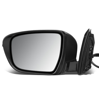 RETROVISOR MIRROR - OEM - 15-18 NISSAN MURANO - POWERED - W/ SIGNAL LIGHT - FOLDING - BLACK MATERIAL - LEFT