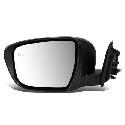 RETROVISOR MIRROR - OEM - 14-16 NISSAN ROGUE - POWERED - HEATED - W/ SIGNAL LIGHT - FOLDING - BLACK MATERIAL - LEFT