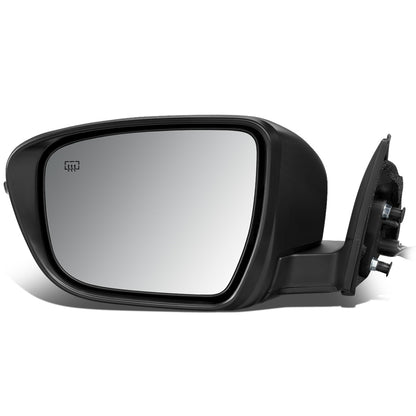 RETROVISOR MIRROR - OEM - 14-16 NISSAN ROGUE - POWERED - HEATED - W/ SIGNAL LIGHT - W/ MEMORY - W/ CAMERA - FOLDING - BLACK MATERIAL - LEFT