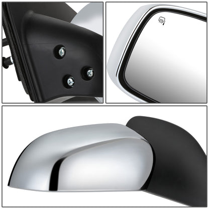 RETROVISOR MIRROR - OEM - 05-20 NISSAN FRONTIER - POWERED - HEATED - FOLDING - CHROME COVER - LEFT