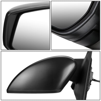 RETROVISOR MIRROR - OEM - 18-20 NISSAN KICKS - POWERED - FOLDING - TEXTURED - BLACK - LEFT