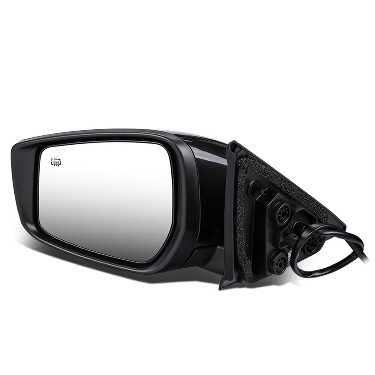 RETROVISOR MIRROR - OEM - 18-20 NISSAN KICKS - POWERED - HEATED - FOLDING - BLACK MATERIAL - LEFT