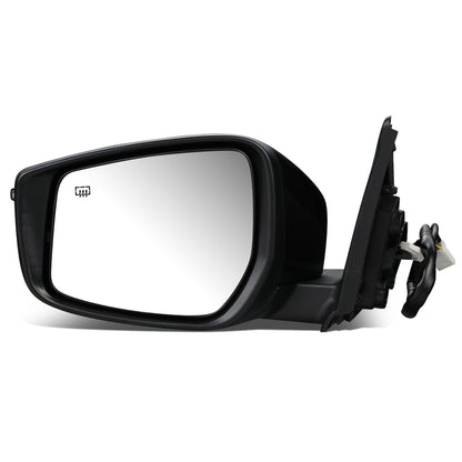 RETROVISOR MIRROR - OEM - 18-20 NISSAN KICKS - POWERED - HEATED - W/ SIGNAL LIGHT - W/ CAMERA - W/ BSD - FOLDING - BLACK MATERIAL - LEFT