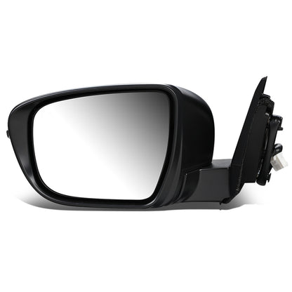 RETROVISOR MIRROR - OEM - 17-19 NISSAN ROGUE SPORT - POWERED - W/ SIGNAL LIGHT - FOLDING - BLACK MATERIAL - LEFT