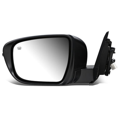 RETROVISOR MIRROR - OEM - 17-19 NISSAN ROGUE SPORT - POWERED - HEATED - W/ SIGNAL LIGHT - FOLDING - BLACK MATERIAL - LEFT
