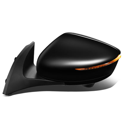 RETROVISOR MIRROR - OEM - 18-19 NISSAN LEAF - POWERED - HEATED - W/ SIGNAL LIGHT - W/ BSD - W/ CAMERA - FOLDING - BLACK MATERIAL - LEFT