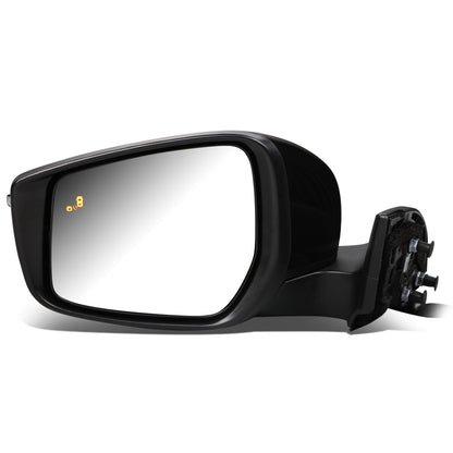 RETROVISOR MIRROR - OEM - 18-19 NISSAN LEAF - POWERED - HEATED - W/ SIGNAL LIGHT - W/ BSD - W/ CAMERA - FOLDING - BLACK MATERIAL - LEFT