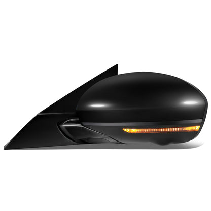 RETROVISOR MIRROR - OEM - 19+ NISSAN ALTIMA 4-DR - POWERED - HEATED - W/ SIGNAL LIGHT - W/ CAMERA - FOLDING - BLACK MATERIAL - LEFT