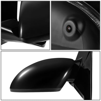 RETROVISOR MIRROR - OEM - 19+ NISSAN ALTIMA 4-DR - POWERED - HEATED - W/ SIGNAL LIGHT - W/ CAMERA - FOLDING - BLACK MATERIAL - LEFT