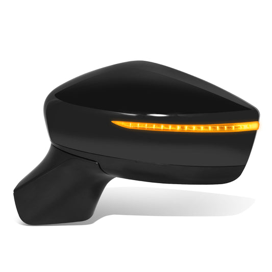 RETROVISOR MIRROR - OE STYLE - NISSAN VERSA 20-24 - WITH POWER WITH HEATED WITH SIGNAL - DRIVER SIDE - PAINT TO MATCH - BLACK