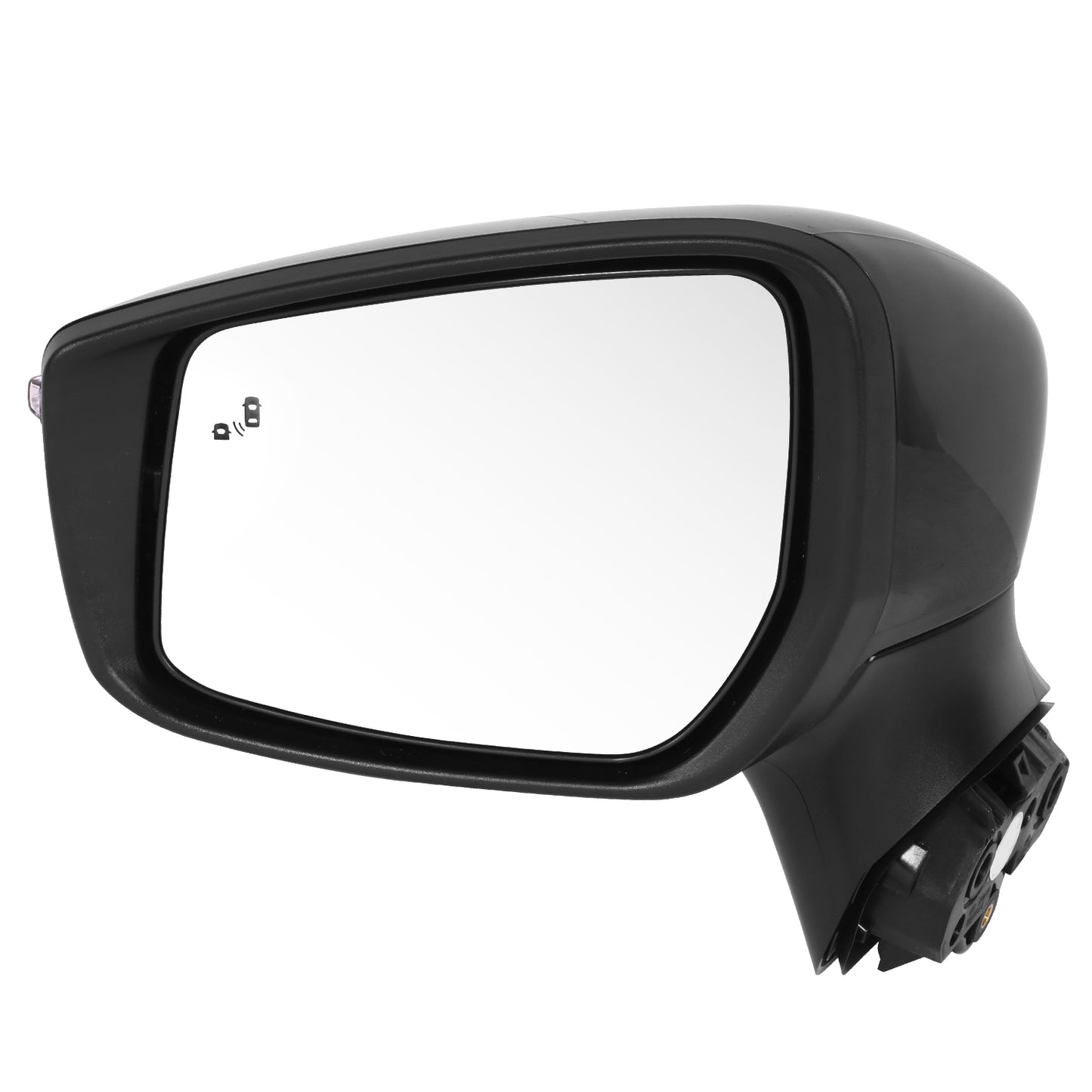 RETROVISOR MIRROR - OE STYLE - NISSAN VERSA 20-24 - WITH POWER WITH HEATED WITH SIGNAL WITH BLIND SPOT - DRIVER SIDE - PAINT TO MATCH - BLACK