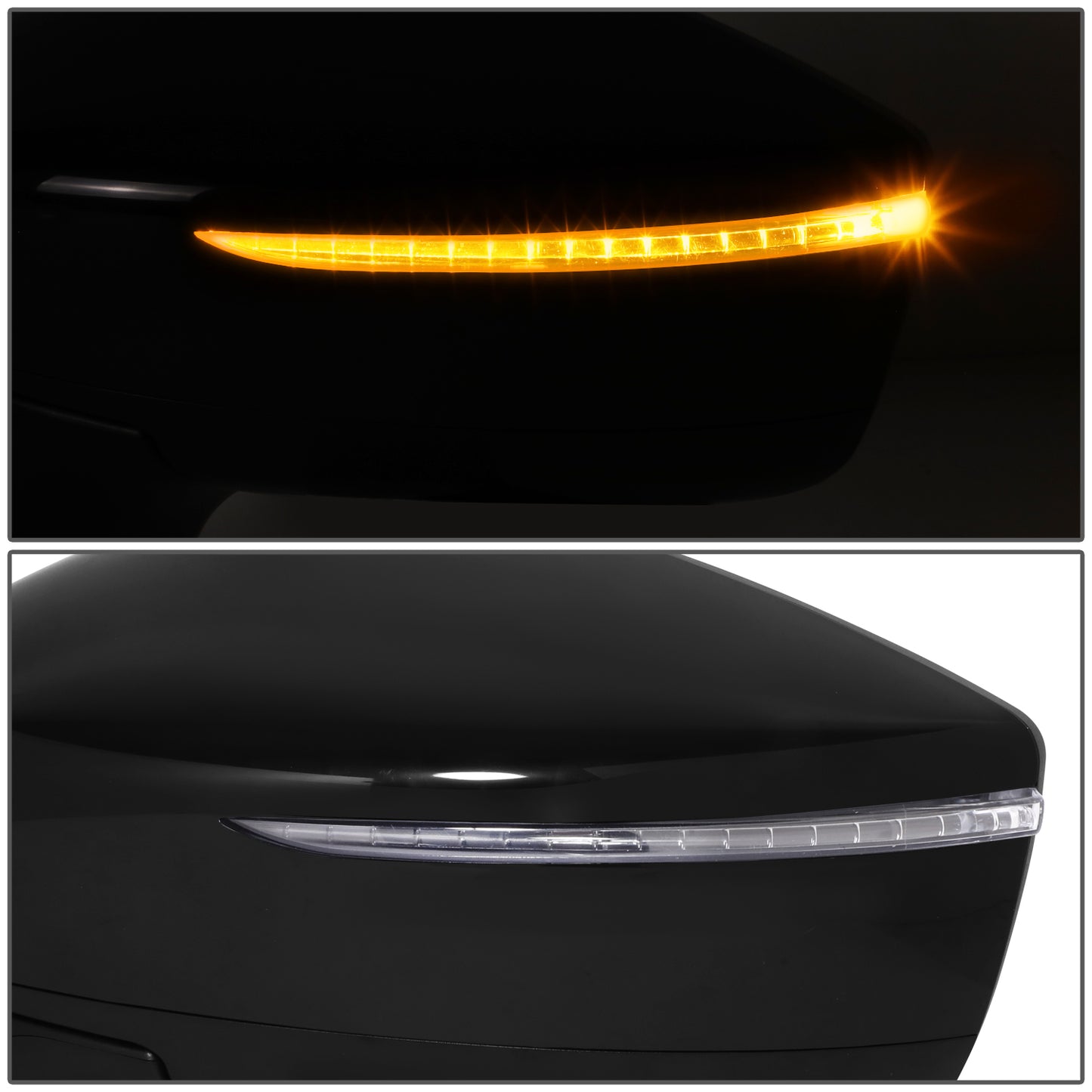 RETROVISOR MIRROR - OE STYLE - NISSAN VERSA 20-24 - WITH POWER WITH HEATED WITH SIGNAL WITH BLIND SPOT - DRIVER SIDE - PAINT TO MATCH - BLACK