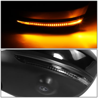 RETROVISOR MIRROR - OE STYLE - NISSAN ALTIMA 20-22 - WITH POWER WITH HEATED WITH SIGNAL WITH MEMORY WITH CAMERA - DRIVER SIDE - PAINT TO MATCH - BLACK