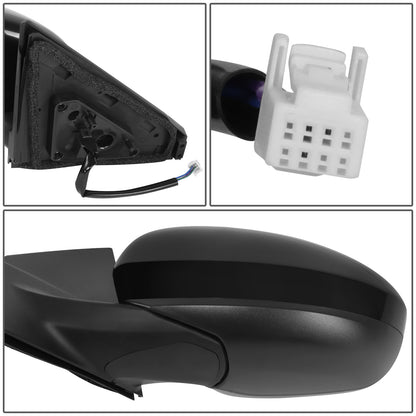 RETROVISOR MIRROR - OE STYLE - NISSAN SENTRA 20-21 - WITH POWER - DRIVER SIDE - PAINT TO MATCH - BLACK