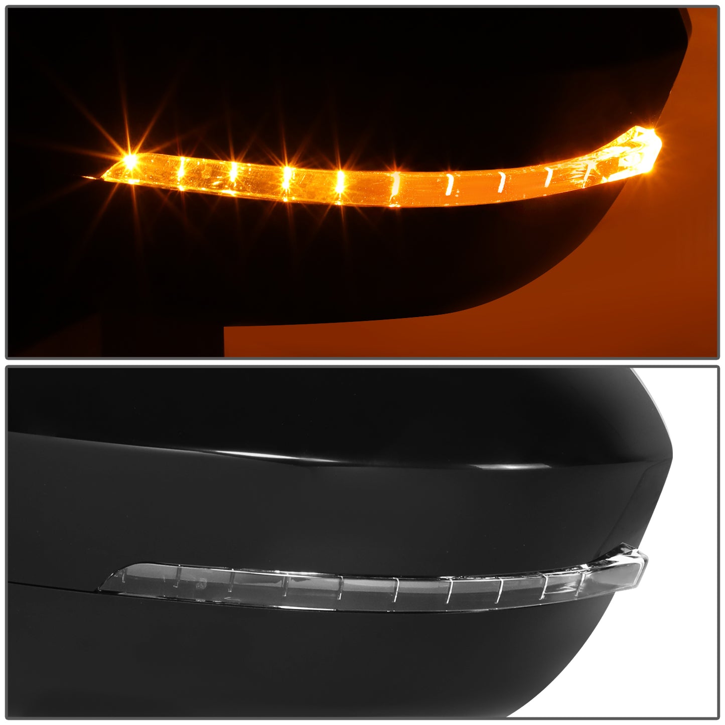 RETROVISOR MIRROR - OE STYLE - NISSAN ROGUE 21-24 - WITH POWER WITH BLIND SPOT WITH BLIND SPOT WITH HEATED - DRIVER SIDE - PAINT TO MATCH - BLACK