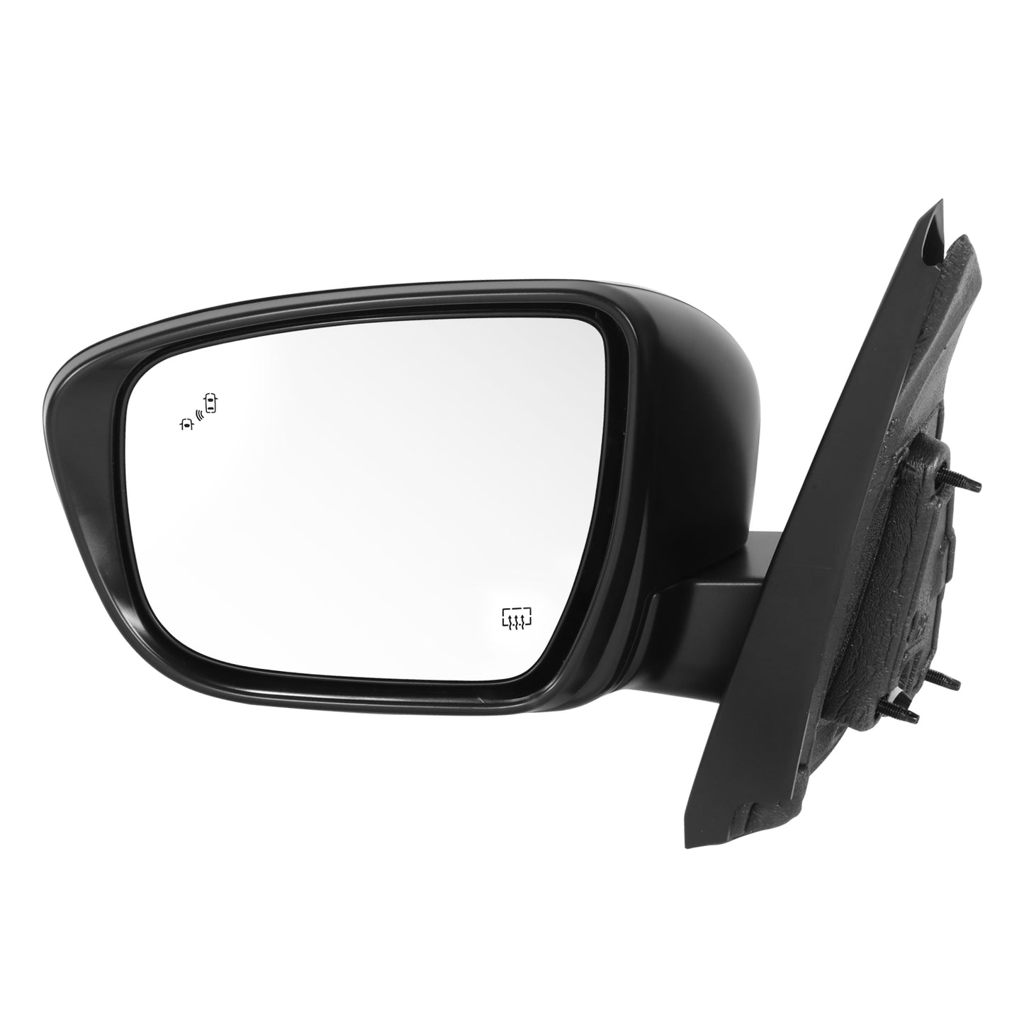 RETROVISOR MIRROR - OE STYLE - NISSAN FRONTIER 22-24 - WITH POWER WITH HEATED WITH BLIND SPOT WITH CAMERA - DRIVER SIDE - PAINT TO MATCH - BLACK