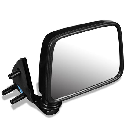 RETROVISOR MIRROR - OEM - 86-94 NISSAN D21 PICKUP / 95-97 NISSAN PICKUP / 87-95 NISSAN PATHFINDER - MANUAL - PAINTABLE - BLACK - RIGHT