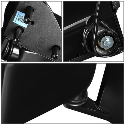 RETROVISOR MIRROR - OEM - 86-94 NISSAN D21 PICKUP / 95-97 NISSAN PICKUP / 87-95 NISSAN PATHFINDER - MANUAL - PAINTABLE - BLACK - RIGHT