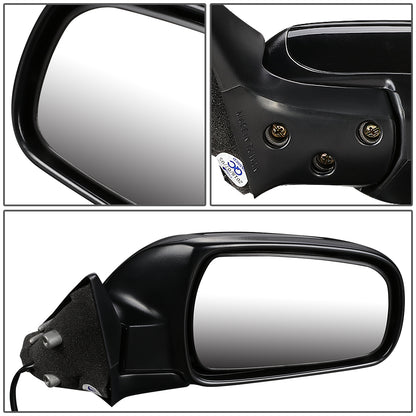RETROVISOR MIRROR - OEM - 96-99 NISSAN MAXIMA / 96-99 INFINITI I30 - POWERED - TEXTURED - BLACK - RIGHT