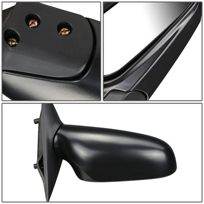 RETROVISOR MIRROR - OEM - 93-97 NISSAN BLUEBIRD U13, ALTIMA - POWERED - FOLDING - BLACK MATERIAL - RIGHT