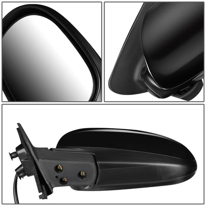 RETROVISOR MIRROR - OEM - 00-03 NISSAN MAXIMA / 00-01 INFINITI I30 / 02-04 INFINITI I35 - POWERED - PAINTABLE - BLACK - RIGHT