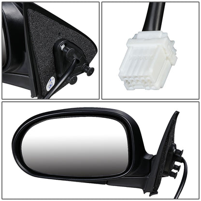 RETROVISOR MIRROR - OEM - 00-03 NISSAN MAXIMA / 00-01 INFINITI I30 / 02-04 INFINITI I35 - POWERED - PAINTABLE - BLACK - RIGHT