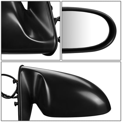 RETROVISOR MIRROR - OEM - 00-03 NISSAN SENTRA - POWERED - BLACK MATERIAL - RIGHT