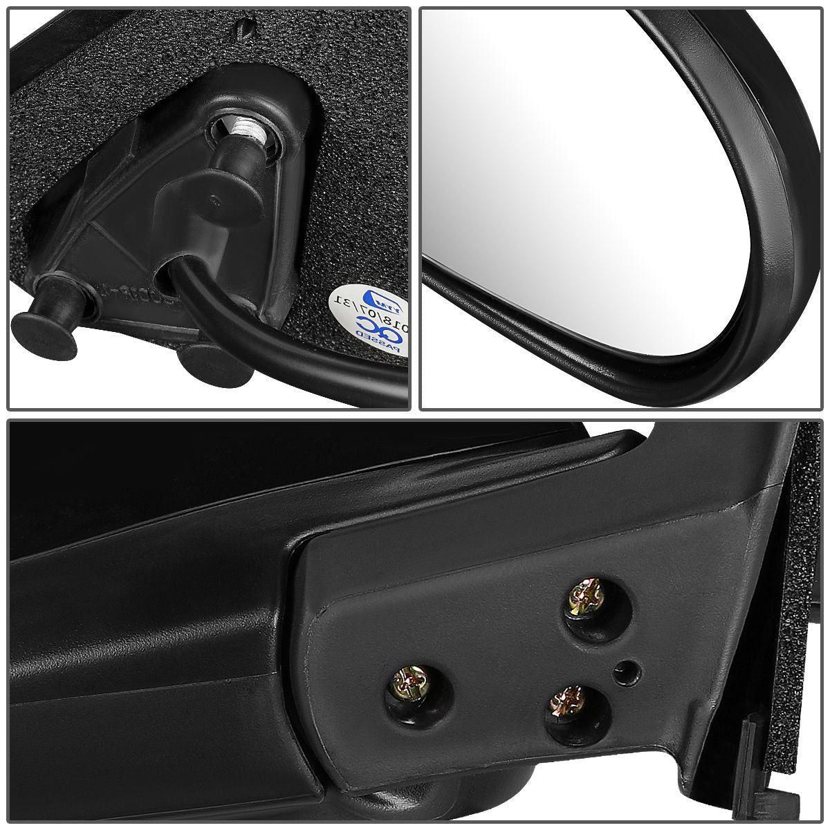 RETROVISOR MIRROR - OEM - 00-03 NISSAN MAXIMA / 00-01 INFINITI I30 / 02-04 INFINITI I35 - POWERED - HEATED - PAINTABLE - BLACK - RIGHT