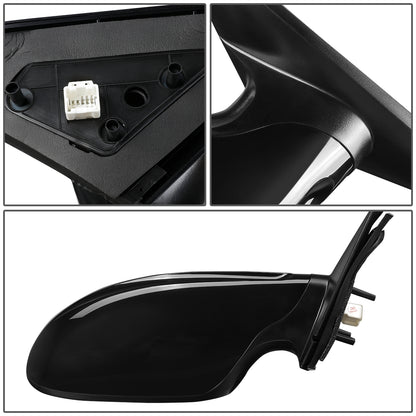 RETROVISOR MIRROR - OEM - 02-03 NISSAN ALTIMA - POWERED - PAINTABLE - BLACK - RIGHT