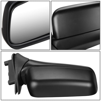 RETROVISOR MIRROR - OEM - 98-00 NISSAN FRONTIER - MANUAL - FOLDING - BLACK - RIGHT