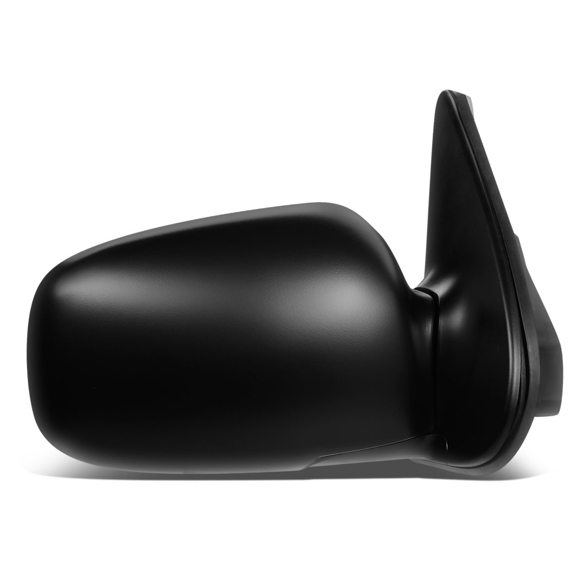 RETROVISOR MIRROR - OEM - 99-02 NISSAN QUEST - MANUAL - BLACK MATERIAL - RIGHT