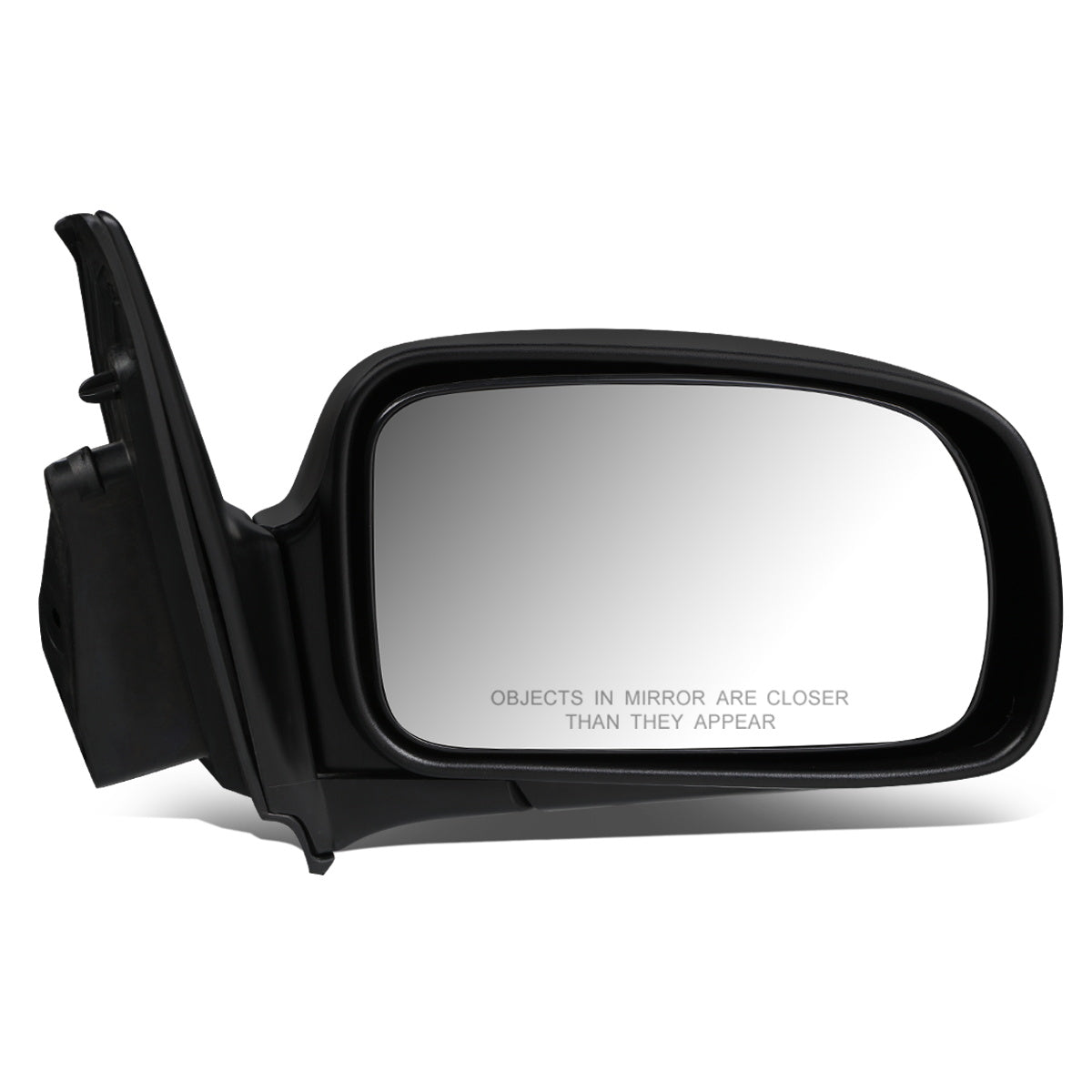 RETROVISOR MIRROR - OEM - 99-02 NISSAN QUEST - MANUAL - BLACK MATERIAL - RIGHT
