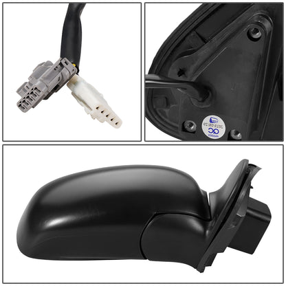 RETROVISOR MIRROR - OEM - 99-02 NISSAN QUEST - POWERED - HEATED - W/ MEMORY - FOLDING - BLACK MATERIAL - RIGHT