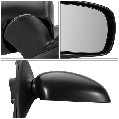RETROVISOR MIRROR - OEM - 99-02 NISSAN QUEST - POWERED - HEATED - W/ MEMORY - FOLDING - BLACK MATERIAL - RIGHT