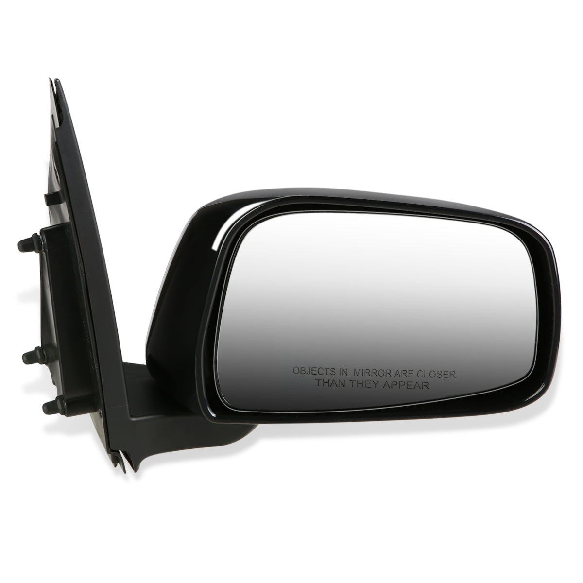 RETROVISOR MIRROR - OEM - 05-15 NISSAN FRONTIER / 05-15 NISSAN XTERRA - MANUAL - TEXTURED - BLACK - RIGHT