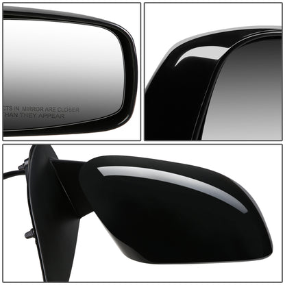 RETROVISOR MIRROR - OEM - 05-15 NISSAN FRONTIER / 05-15 NISSAN XTERRA - MANUAL - TEXTURED - BLACK - RIGHT