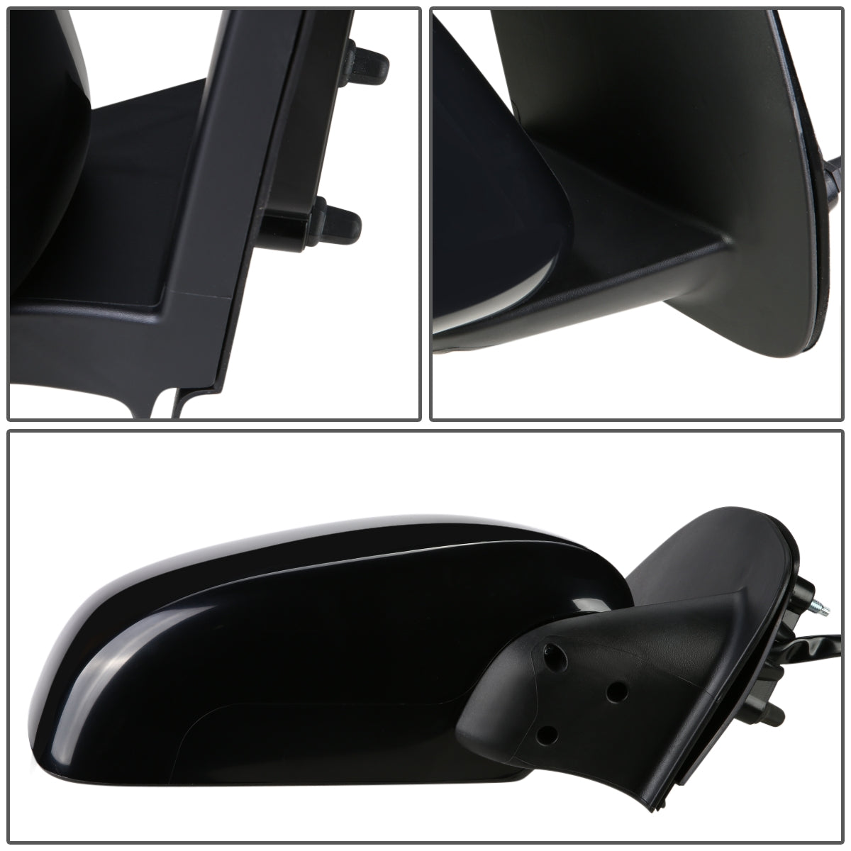 RETROVISOR MIRROR - OEM - 05-15 NISSAN FRONTIER / 05-15 NISSAN XTERRA - MANUAL - TEXTURED - BLACK - RIGHT