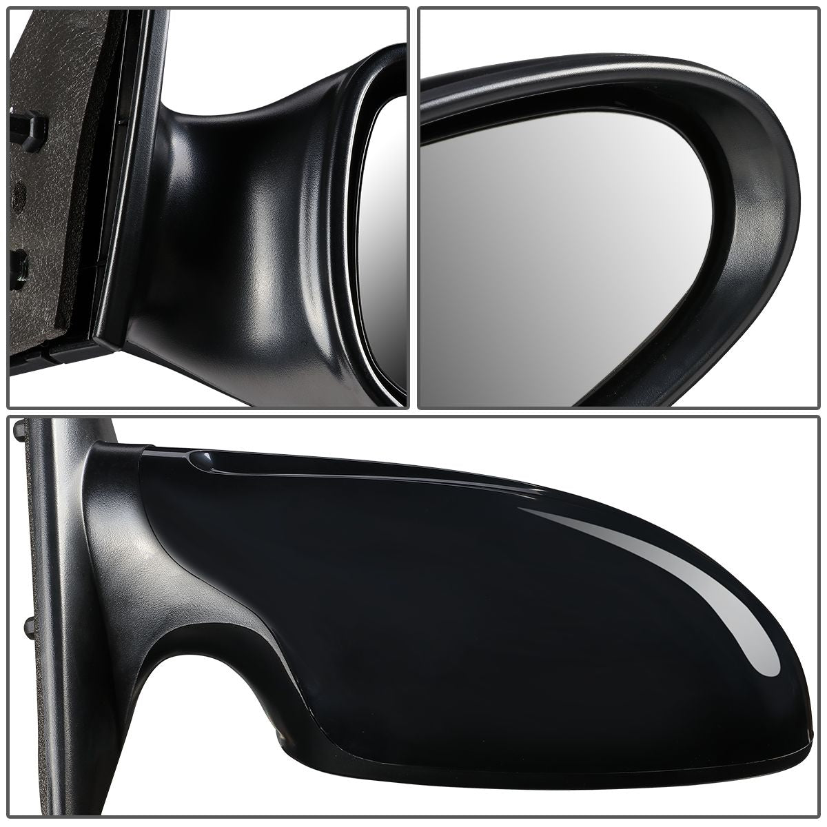 RETROVISOR MIRROR - OEM - 04-06 NISSAN ALTIMA - POWERED - HEATED - PAINTABLE - BLACK - RIGHT