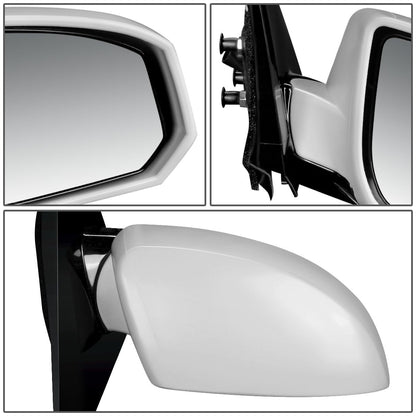 RETROVISOR MIRROR - OEM - 04-08 NISSAN MAXIMA - POWERED - HEATED - PAINTABLE - WHITE - RIGHT