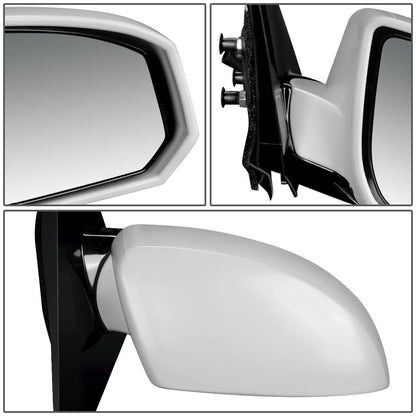 RETROVISOR MIRROR - OEM - 04-08 NISSAN MAXIMA - POWERED - PAINTABLE - WHITE - RIGHT