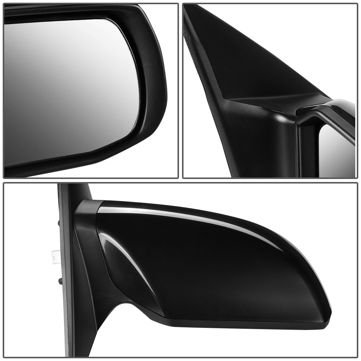 RETROVISOR MIRROR - OEM - 07-12 NISSAN ALTIMA SEDAN - POWERED - PAINTABLE - BLACK - RIGHT
