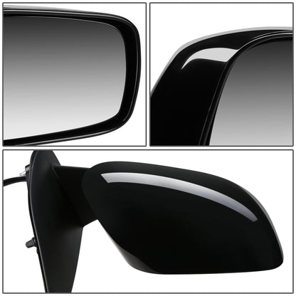 RETROVISOR MIRROR - OEM - 05-17 NISSAN FRONTIER / 05-12 NISSAN PATHFINDER - POWERED - PAINTABLE - BLACK - RIGHT