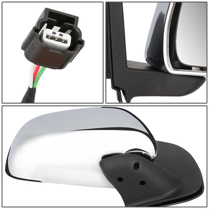RETROVISOR MIRROR - OEM - 05-17 NISSAN FRONTIER / 05-15 NISSAN XTERRA - POWERED - CHROME - RIGHT